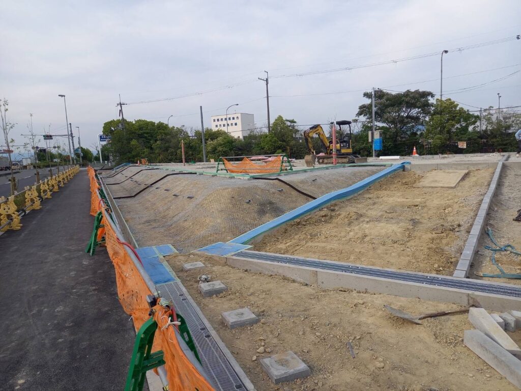 宇治市安田地区開発計画<br />
（公園新設工事）