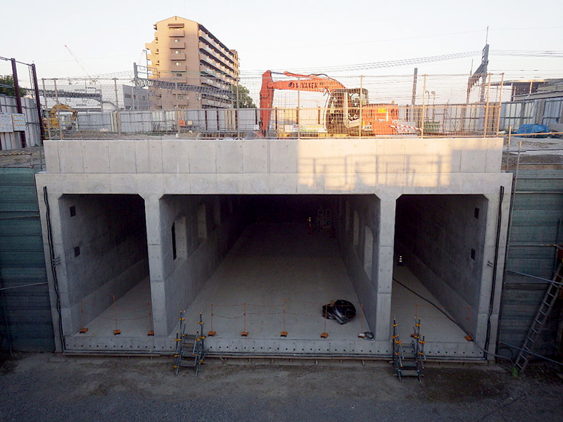 茨木構内松ヶ本線架道橋新設工事