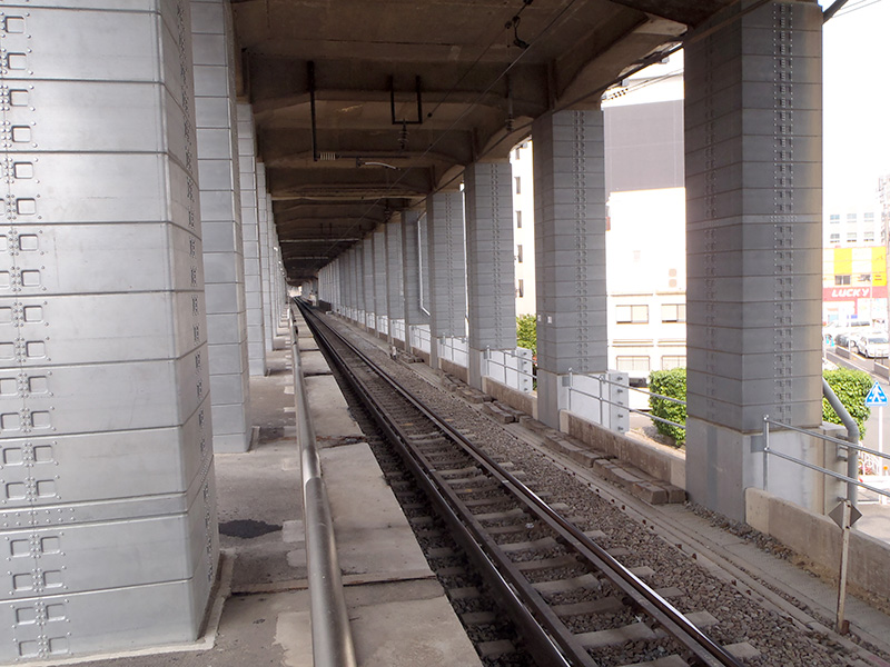 京都・西大路東海道新幹線耐震補強工事